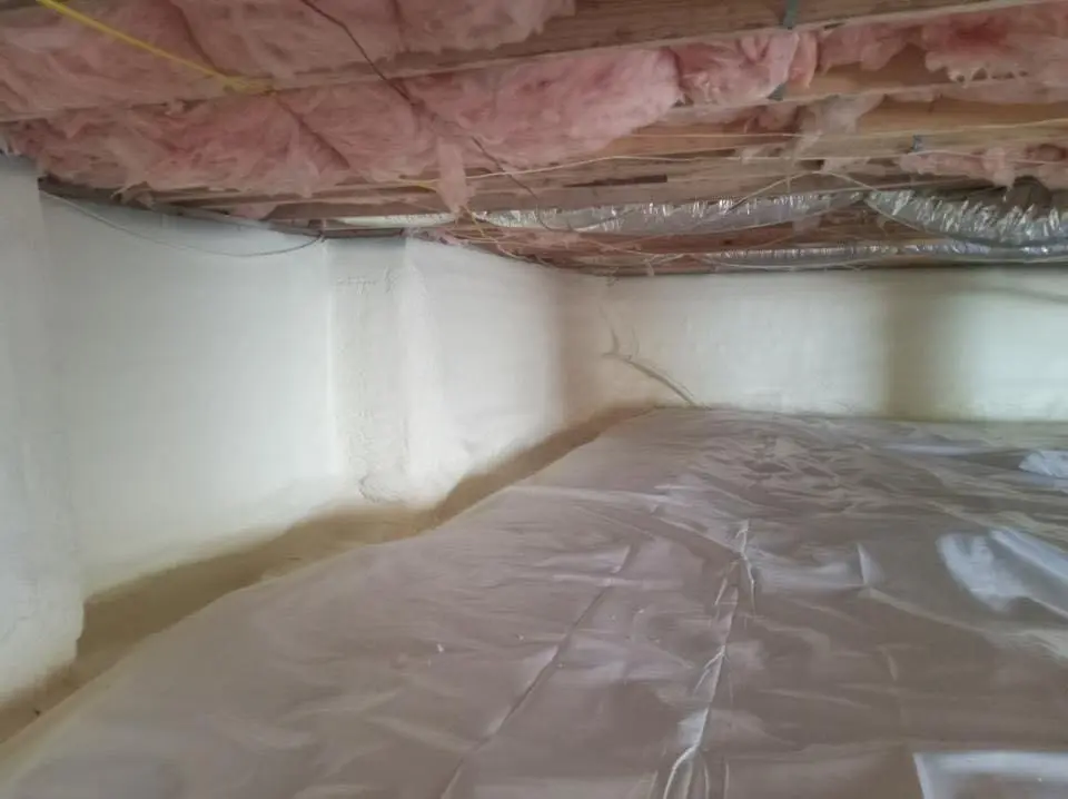 Crawl space encapsulation with closed-cell spray foam for Roof Maintenance in Auburndale